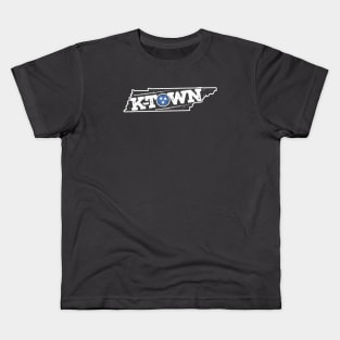 K-Town Tennessee (White on Iron) Kids T-Shirt